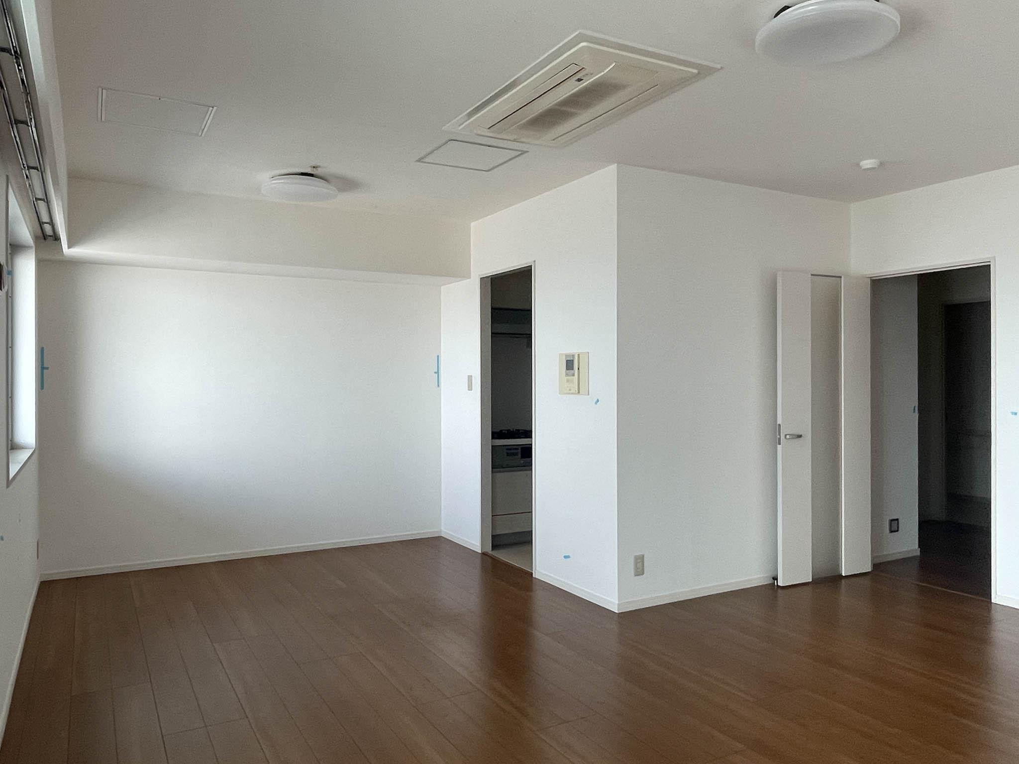 墨田区堤通の賃貸物件/下階：リビングの広さは16.9畳。十分な広さかと思います