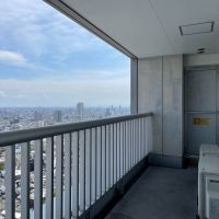 墨田区堤通の賃貸物件/上階：ベランダは東側（物干し不可）