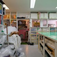 世田谷区若林の賃貸物件/アトリエの隣を異なる業態のハコとして、もちろん完全に店舗にしても、そのまま飲食店もどうぞ（写真：区画B）