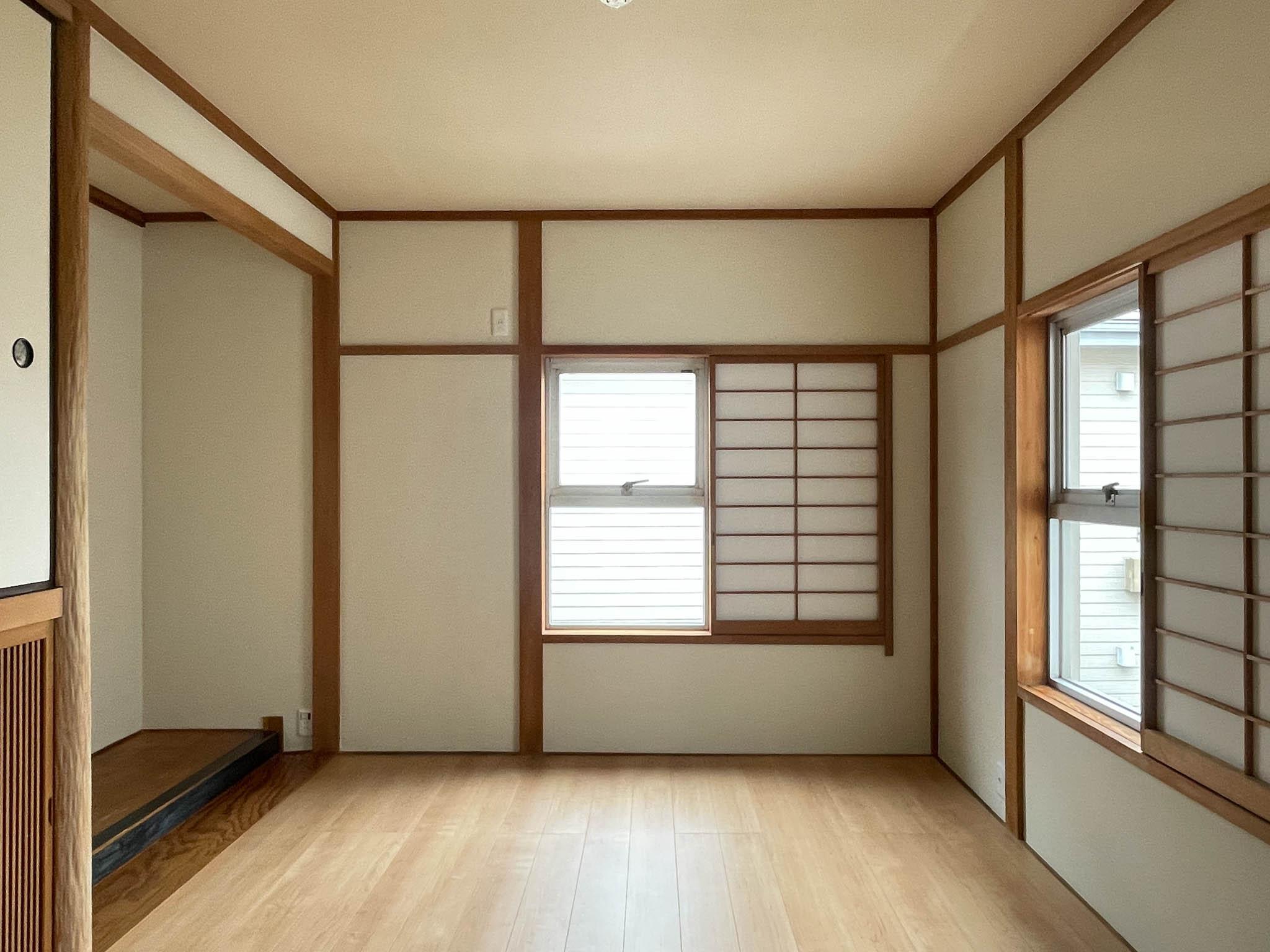 練馬区富士見台の賃貸物件/上階：6畳洋室。もともとは和室ですね