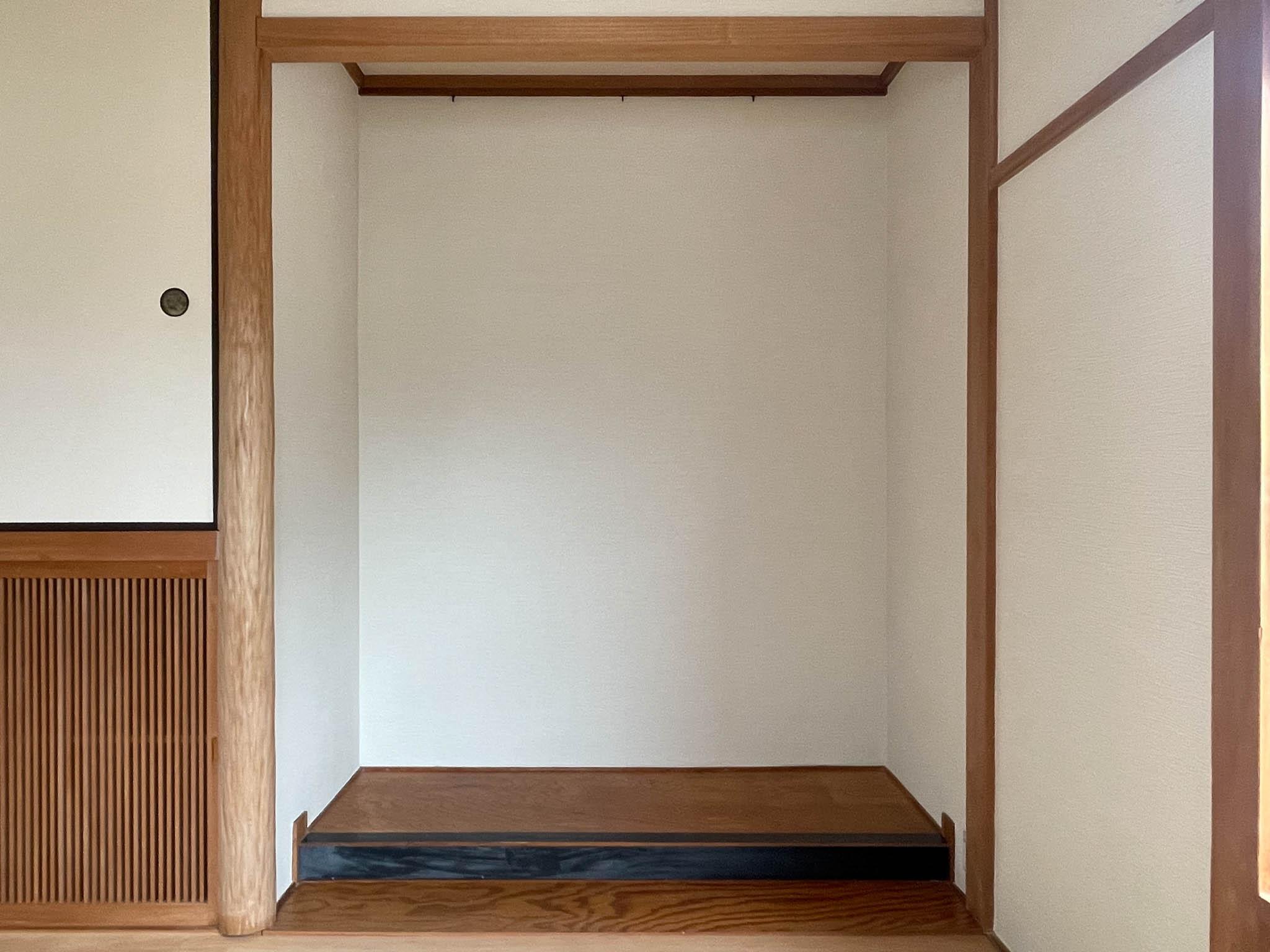 練馬区富士見台の賃貸物件/上階：床間も整えて、残してあります