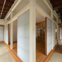 中野区上高田の賃貸物件/下階：リビングをL字に囲む土間