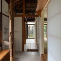 中野区上高田の賃貸物件/”work space”から庭のほうに向かって