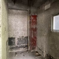 中央区東日本橋の賃貸物件/2階：配管スペース（図面の水色の部分）