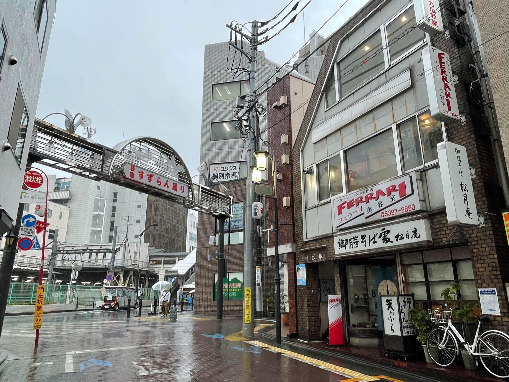 杉並区荻窪の賃貸物件/商店街の入り口のビルです