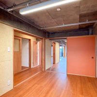 府中市天神町の賃貸物件/北側の個室。間仕切りを開けておくとリビングまで見通せる