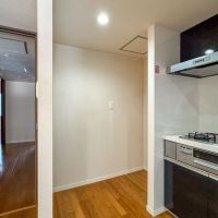 杉並区堀ノ内の賃貸物件/キッチン奥に冷蔵庫置き場