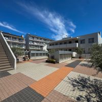 杉並区堀ノ内の賃貸物件/マンションの中庭