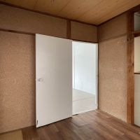 板橋区坂下の賃貸物件/上階、北側：壁は土壁
