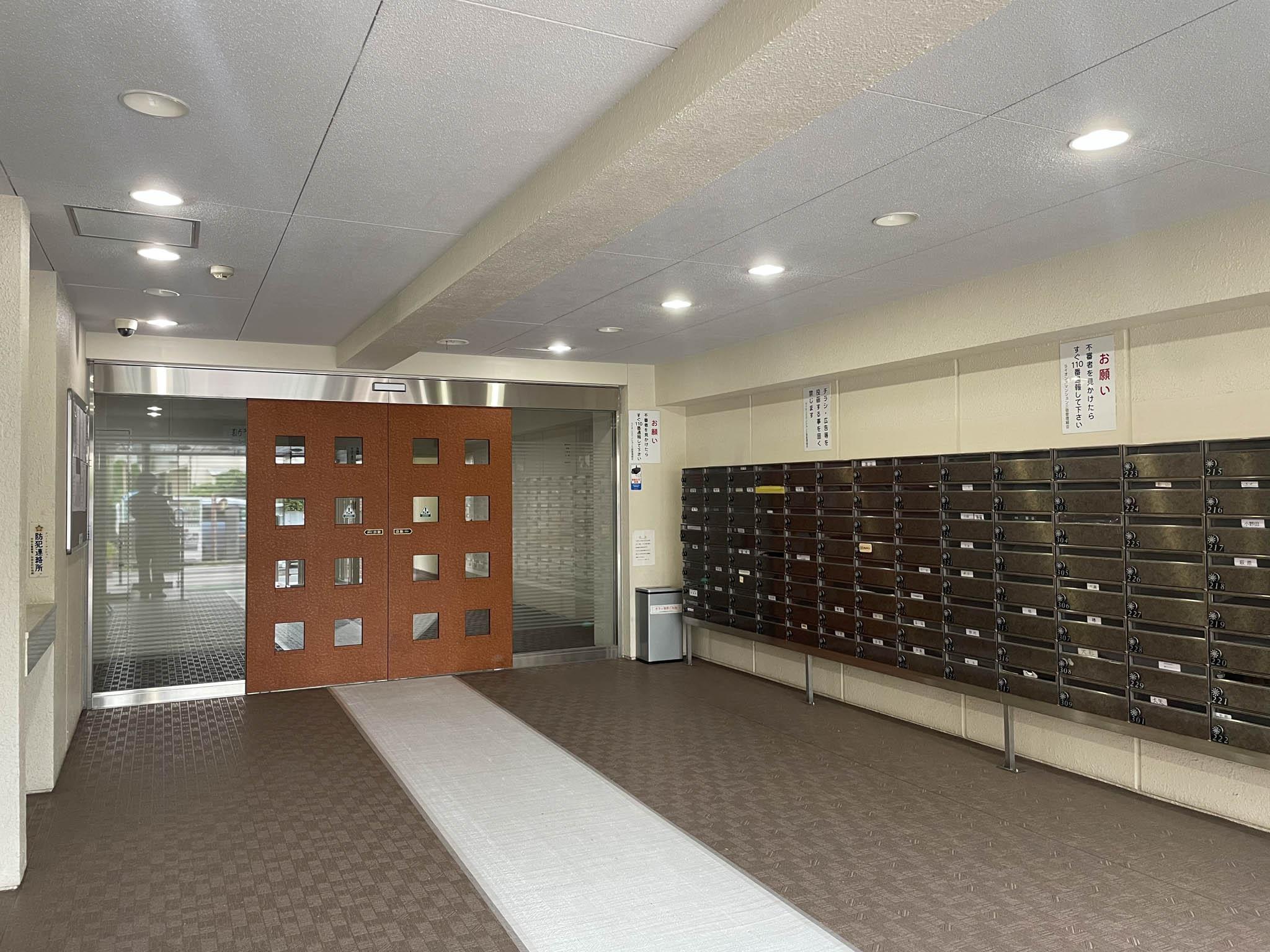 世田谷区三宿の賃貸物件/エントランス