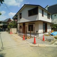 三鷹市井の頭の売買物件/現在の外観。この後外構の工事が予定されています