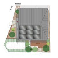 三鷹市井の頭の売買物件/太陽光発電は屋根の南側に設置されています