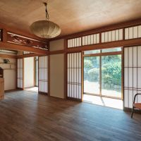 横浜市中区池袋の賃貸物件/障子をあけると明るい縁側が待っている
