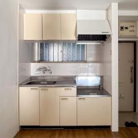 渋谷区千駄ヶ谷の賃貸物件/キッチン。コンロはないため、自前で用意いただく必要があります