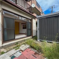 江戸川区東小岩の賃貸物件/物置付きの庭※雑草は入居までに貸主側で除去予定