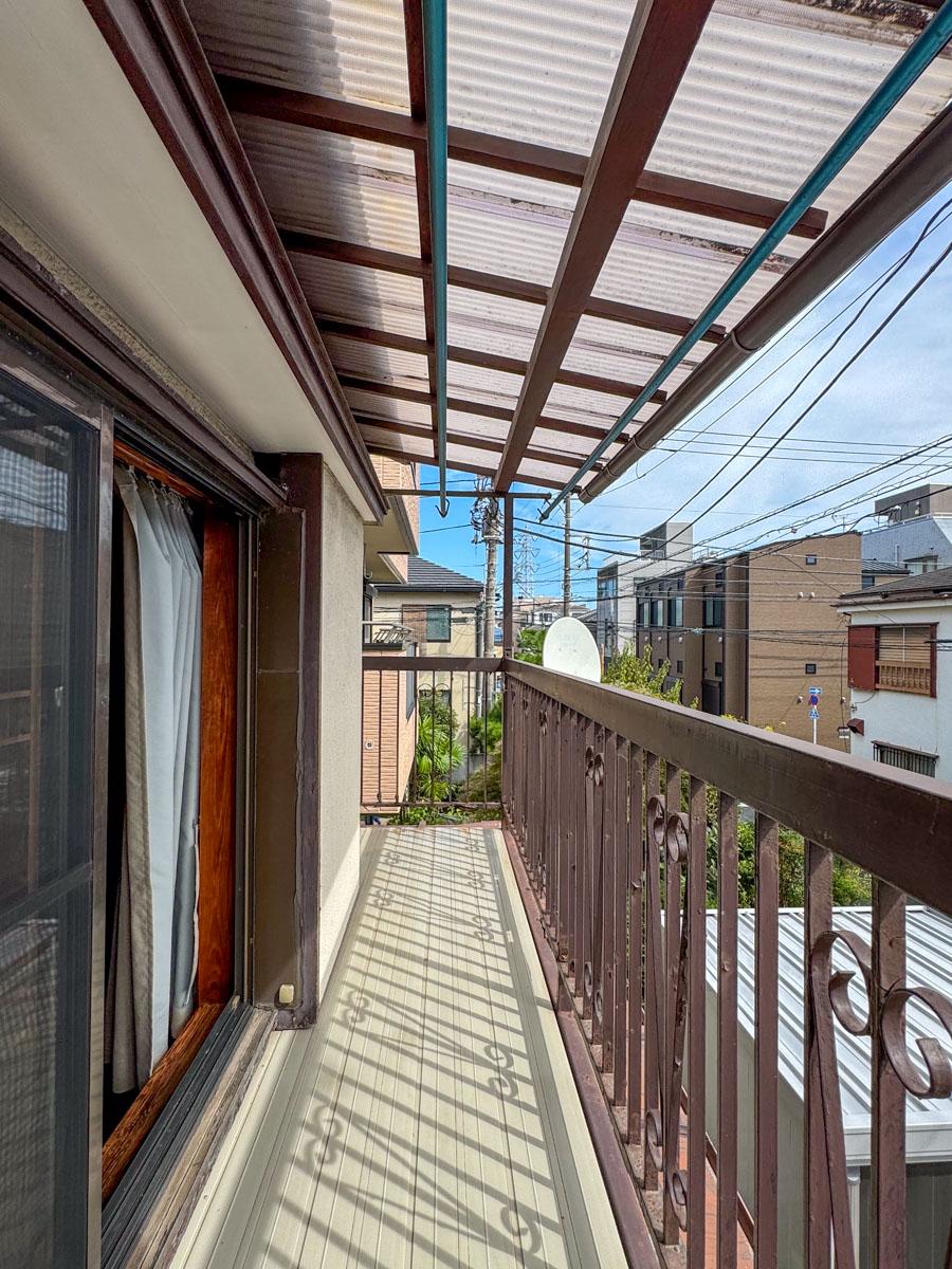 江戸川区東小岩の賃貸物件/南向きのバルコニー