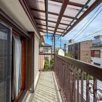 江戸川区東小岩の賃貸物件/南向きのバルコニー
