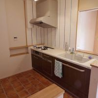 品川区旗の台の賃貸物件/使いやすそうなキッチン背面にはお好きな棚を設置いただければ