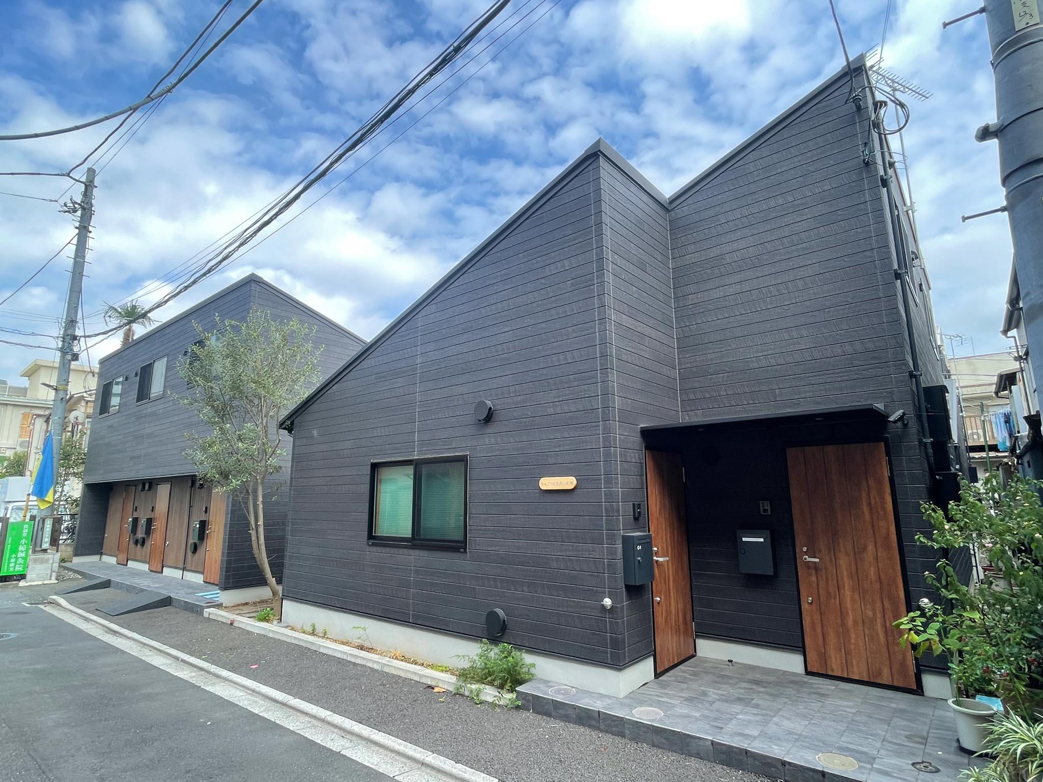 文京区根津の賃貸物件/全部で4棟からなるテラスハウスです