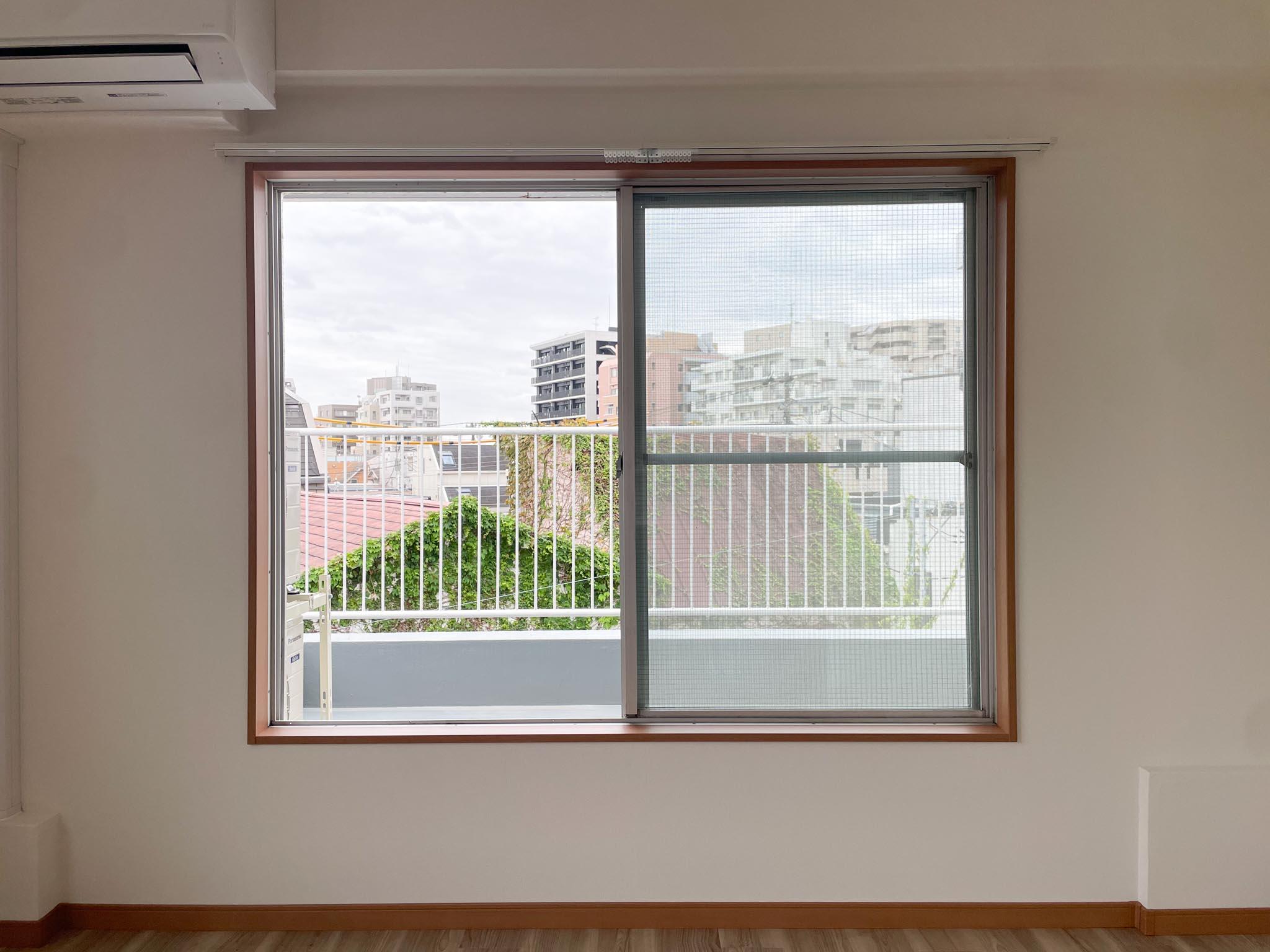 渋谷区代々木の賃貸物件/部屋からはこんな感じで外の景色が見えます