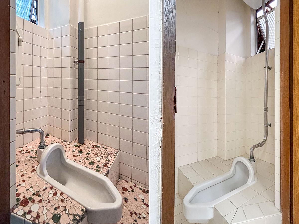 新宿区築地町の賃貸物件/ふたつあるトイレはいずれも和式