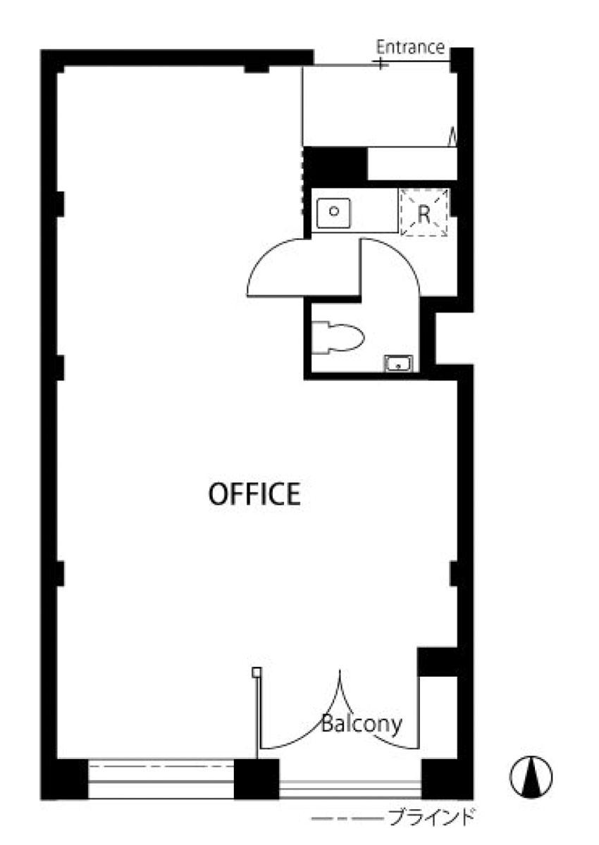 中野区本町の賃貸物件/303号室図面