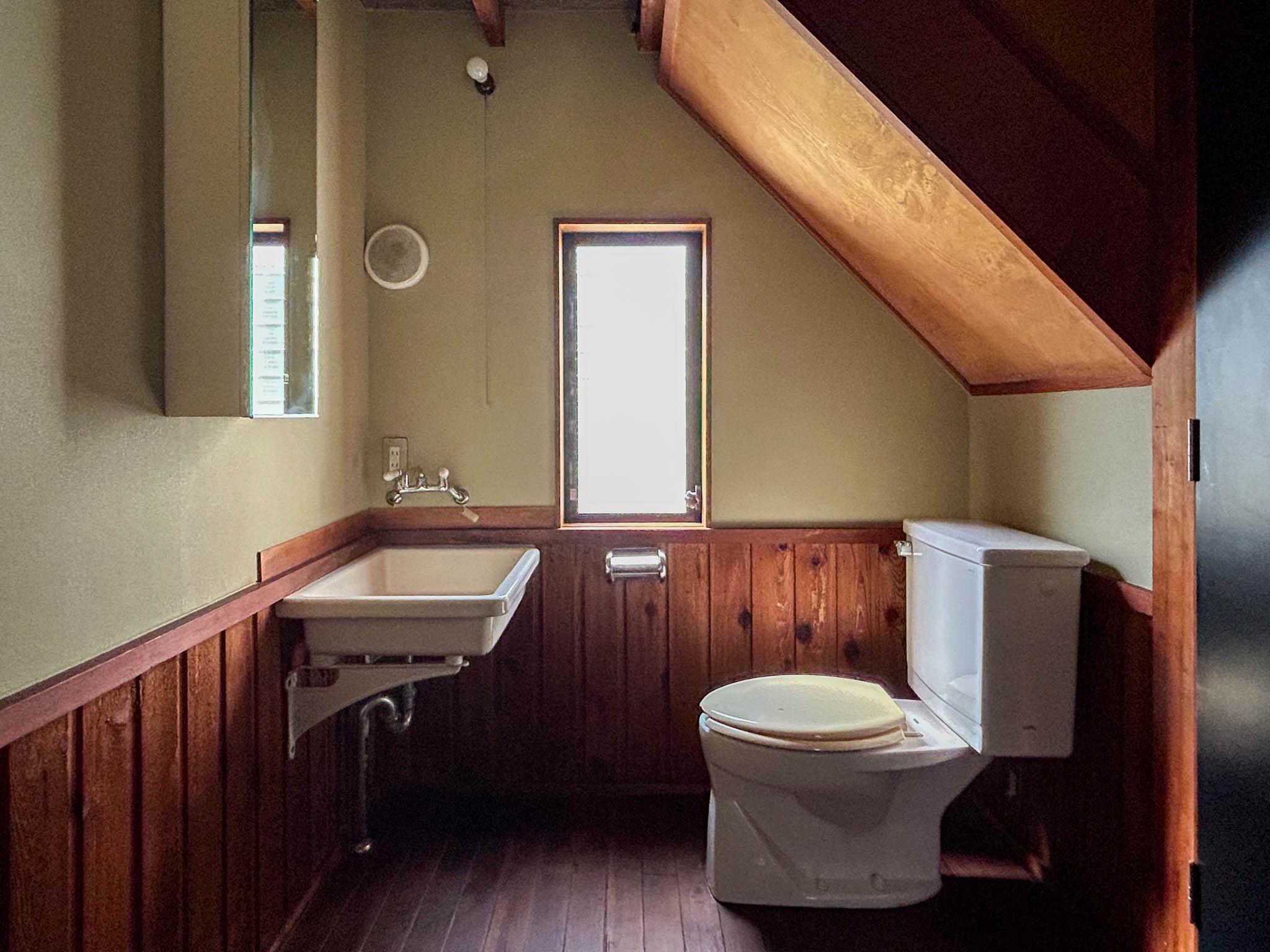 北区西が丘の賃貸物件/1階：洗面脱衣室とトイレは同室