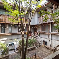 北区西が丘の賃貸物件/1階：リビングからの景色