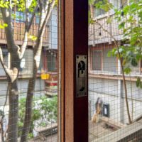 北区西が丘の賃貸物件/1階：懐かしい、ねじ込み鍵タイプ