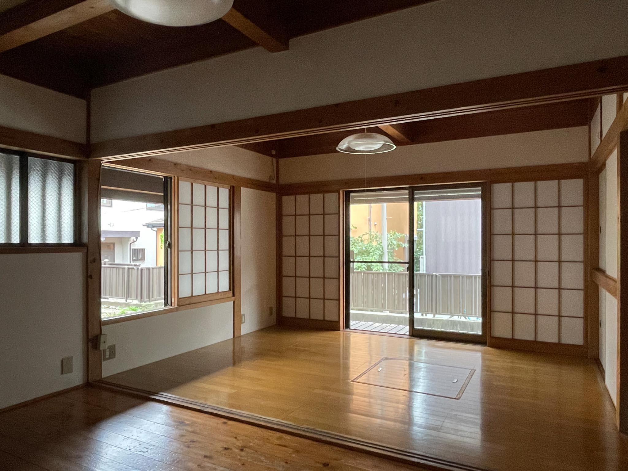 練馬区錦の賃貸物件/下階、リビング：晴れていれば、ちゃんと日当たりがいいです
