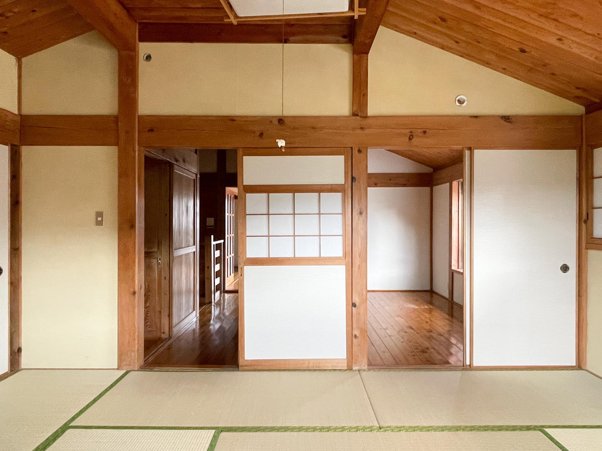 練馬区錦の賃貸物件/上階、10畳和室：西に向かって