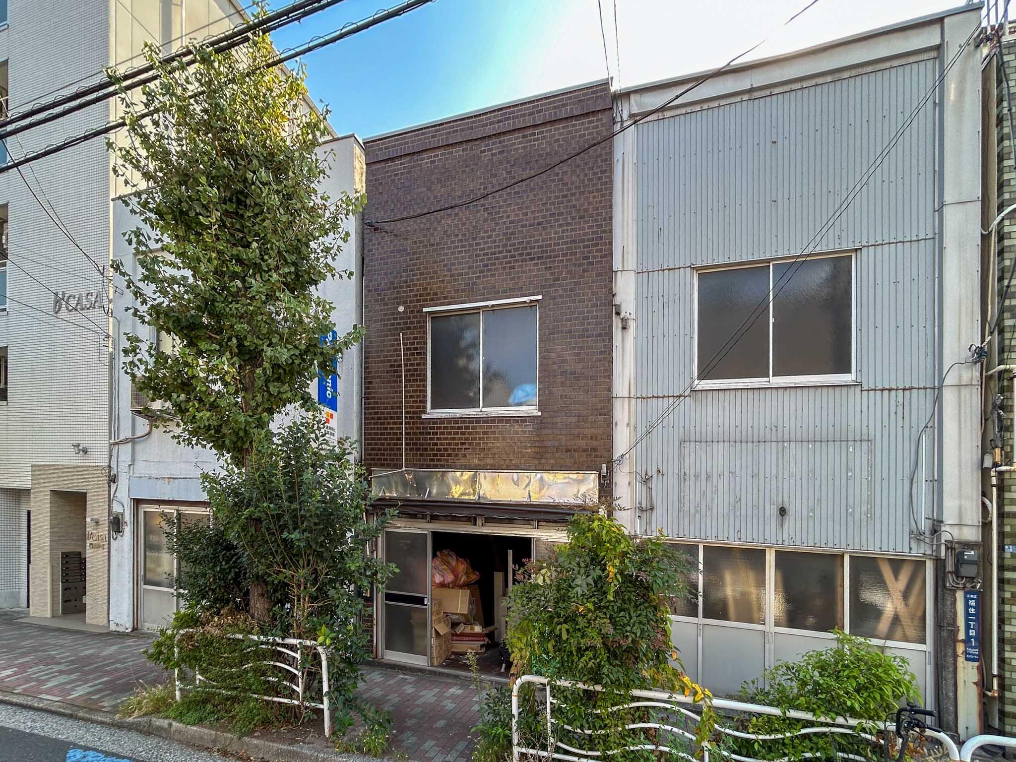 江東区福住の賃貸物件/少し斜めの角度から