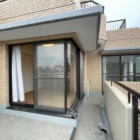 杉並区天沼の賃貸物件/バルコニーはカクカク部屋に沿っています