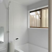 横浜市港北区日吉の賃貸物件/浴室も新品。追いだき機能付き