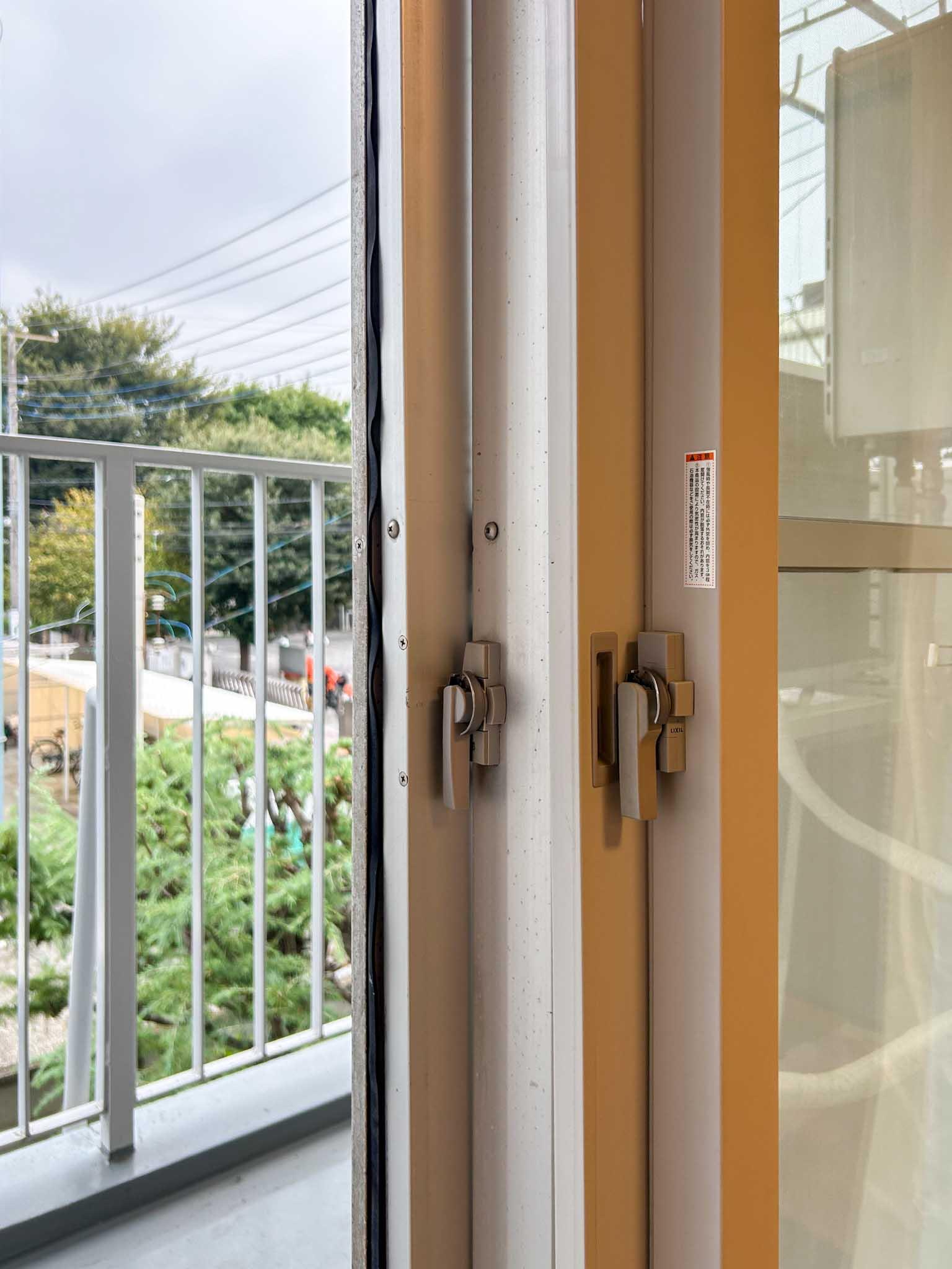三鷹市下連雀の賃貸物件/掃き出し窓は、二重窓の仕様