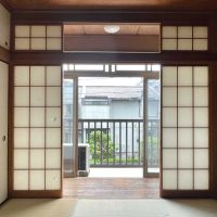新宿区西落合の賃貸物件/上階:和室を南に向かって