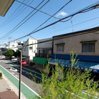 板橋区蓮根の賃貸物件/LDKの窓から横を向くと、低層の住宅街なので眺めが抜けています