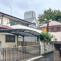 目黒区三田の賃貸物件/細い通りの奥にひっそりと立っています