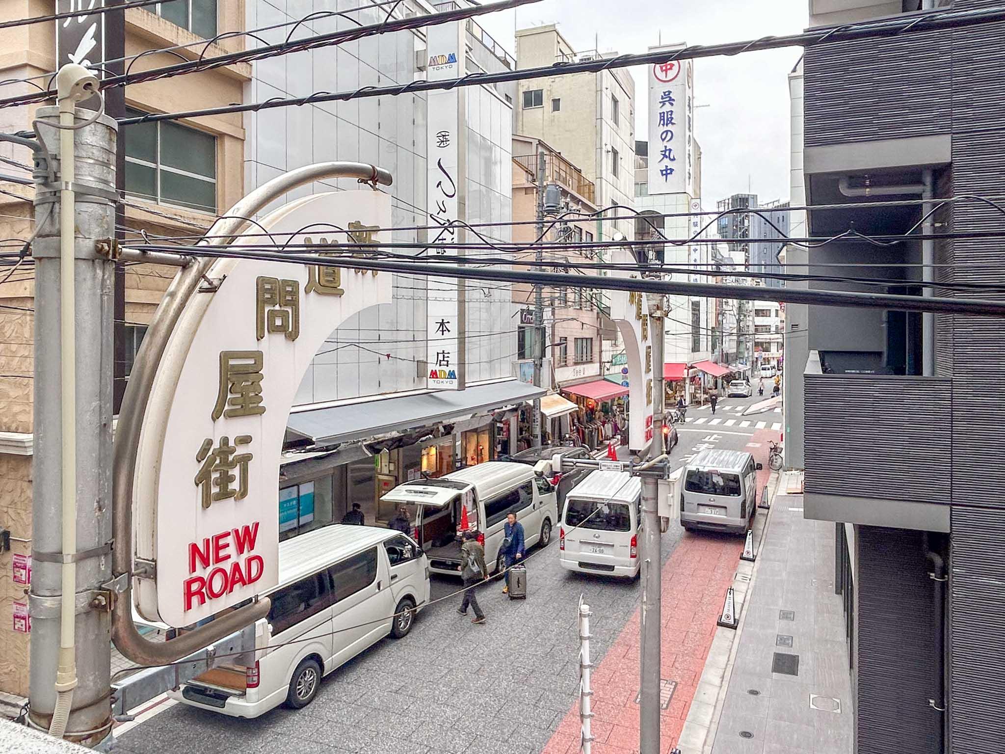 中央区日本橋馬喰町の賃貸物件/2階:窓からの景色