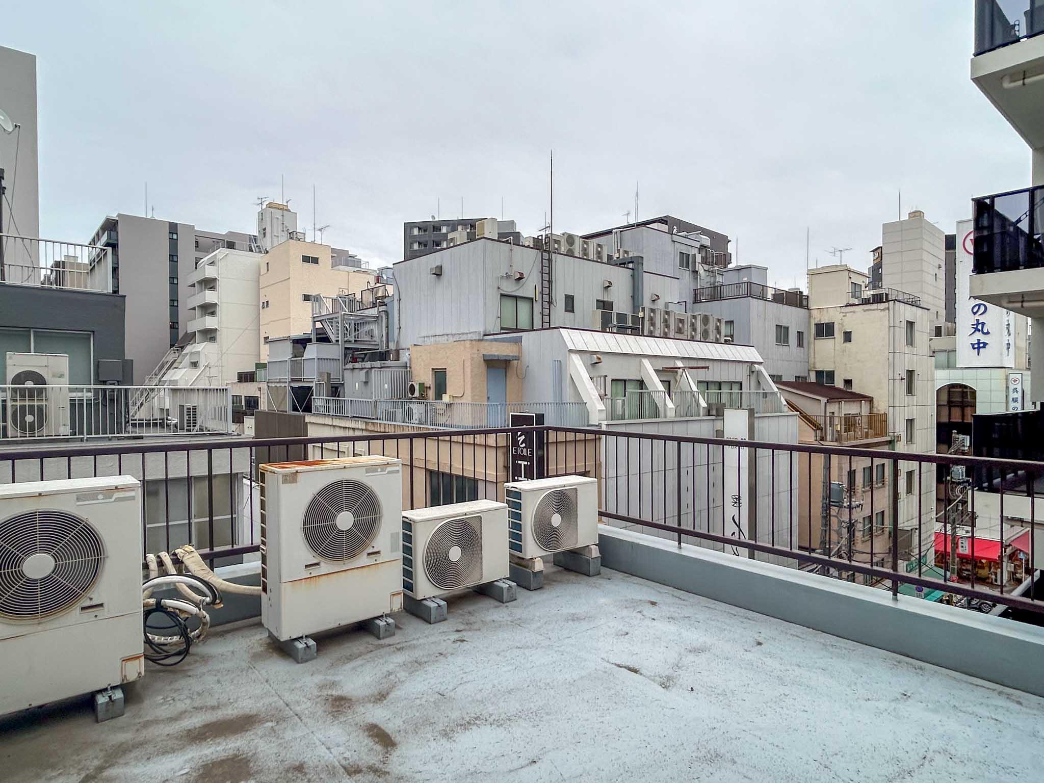 中央区日本橋馬喰町の賃貸物件/屋上:息抜きにぴったりの居場所