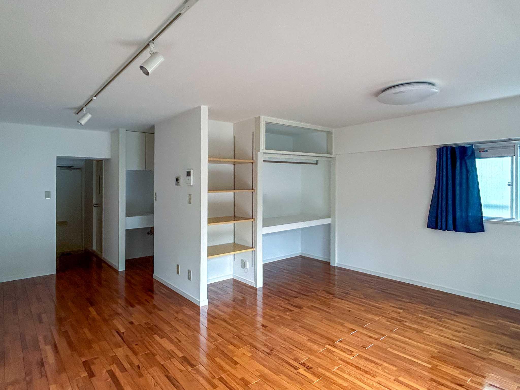 港区三田の賃貸物件/ゆったりと使えるワンルーム