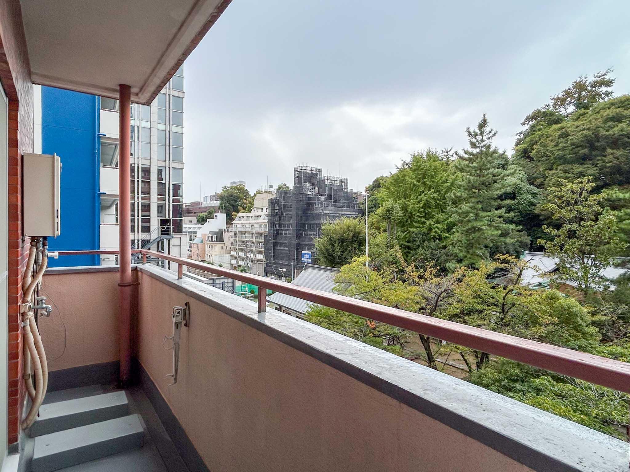 港区三田の賃貸物件/ベランダからの景色