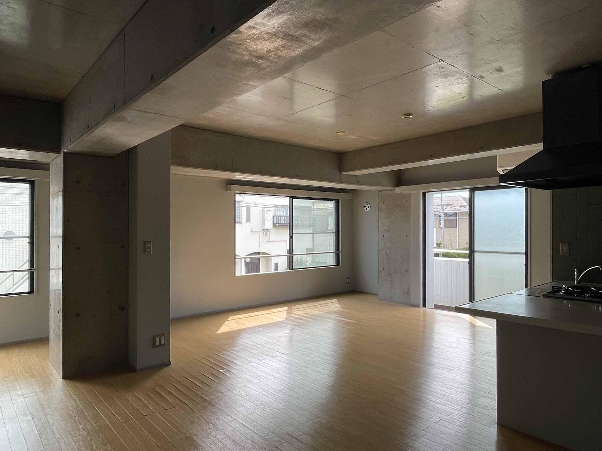 三鷹市井の頭の賃貸物件/どーんと18畳ほどあるワンルーム。北向きで日当たりは優しめ