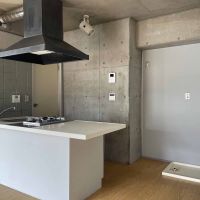 三鷹市井の頭の賃貸物件/洗濯機置き場はキッチンの背面にあります