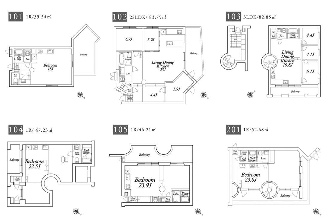 渋谷区上原の賃貸物件/図面