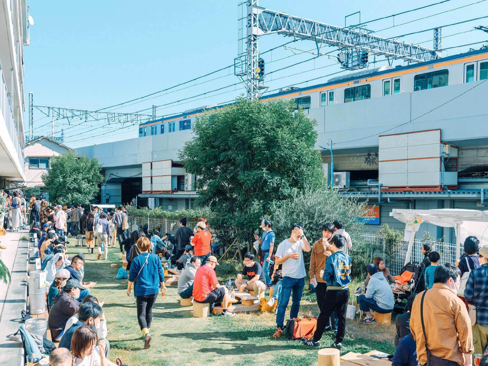 杉並区高円寺北の賃貸物件/マルシェやビアフェスなど住民企画のイベントが開催されると、たくさんの人が遊びにやってきます