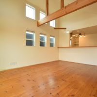 大田区田園調布の賃貸物件/リビング側から見たLDK全体