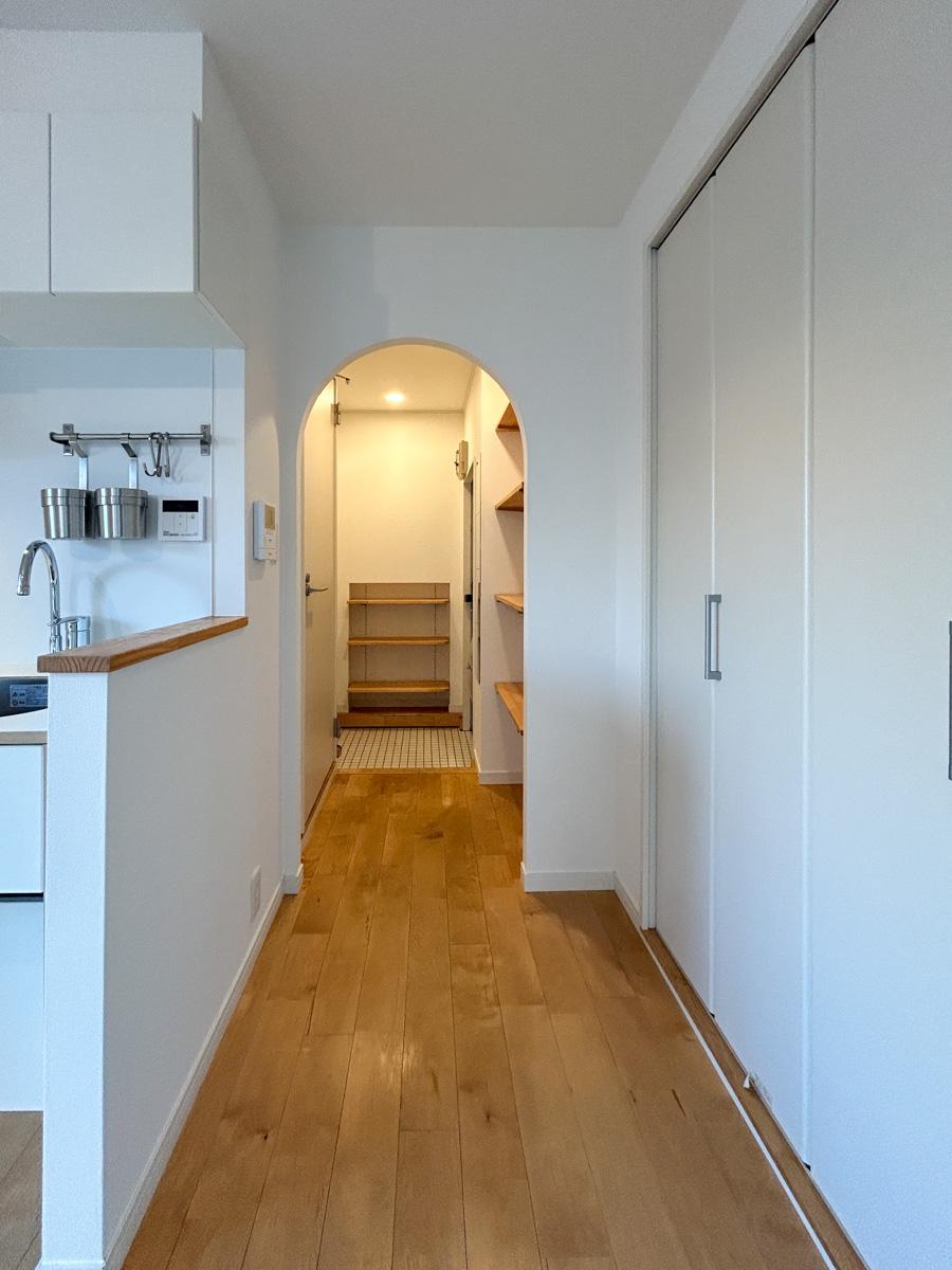 品川区南品川の賃貸物件/アールの効いた造作が個人的に好みなポイントでした。