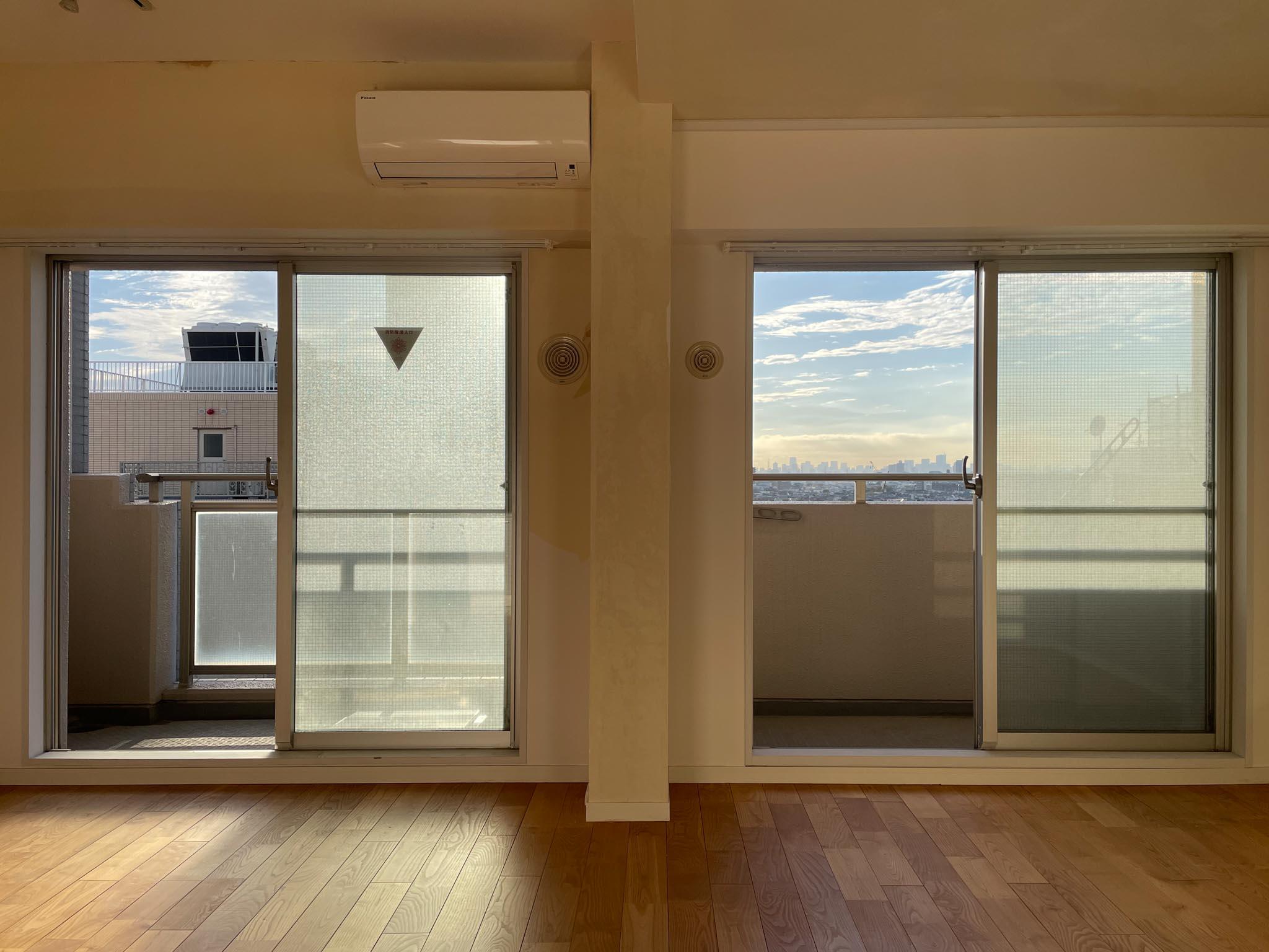 江戸川区瑞江の賃貸物件/西側から日の光がたっぷりと入り込んできます