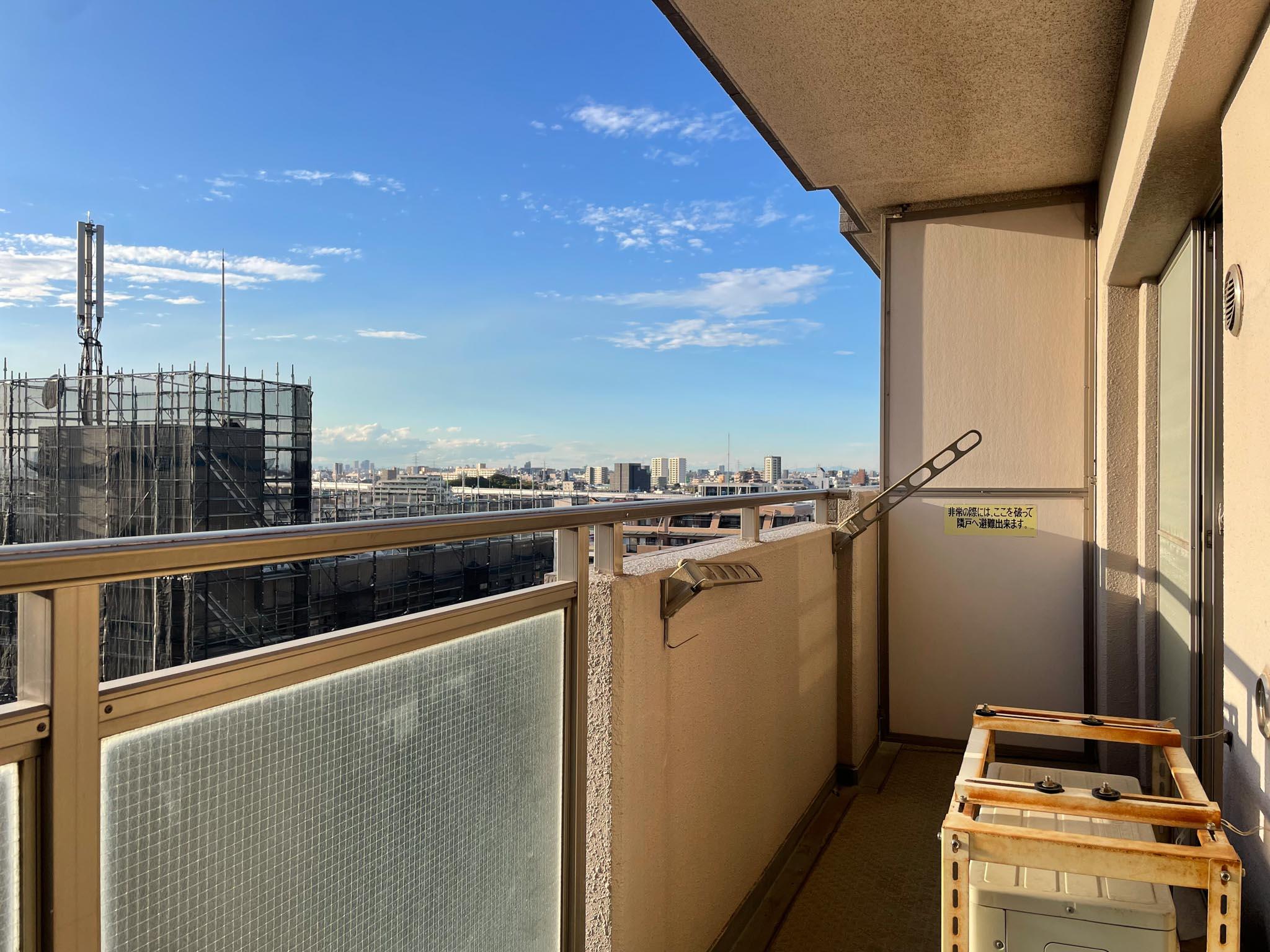 江戸川区瑞江の賃貸物件/ベランダ